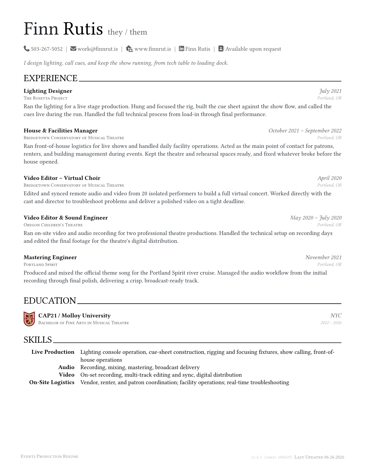 Anthropic Events Producer Resume preview