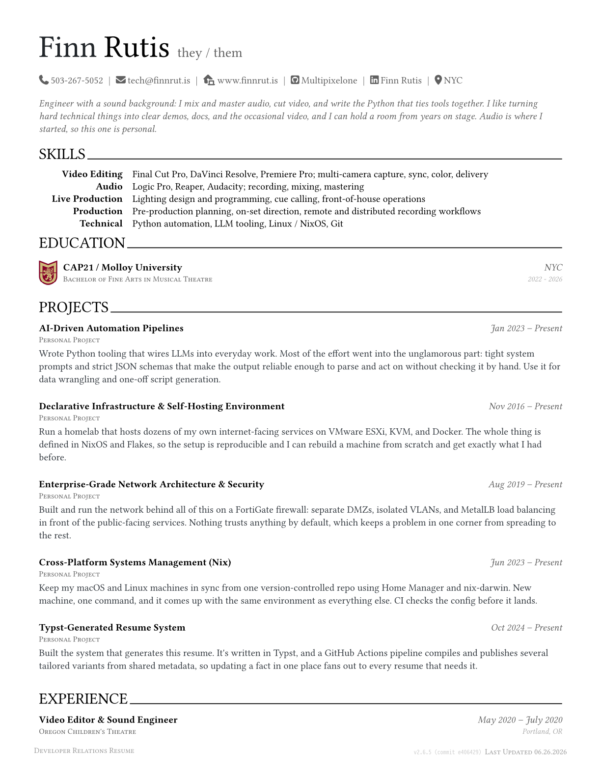 ElevenLabs Resume preview
