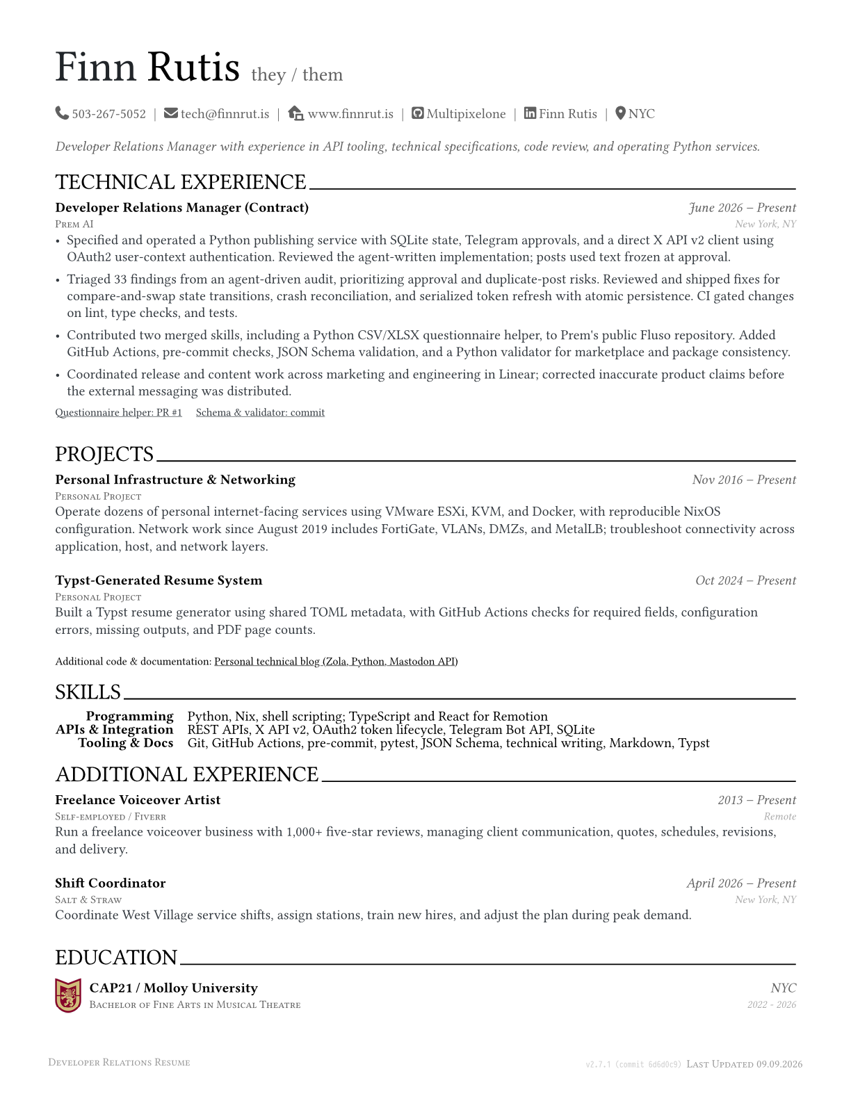 Novig Resume preview